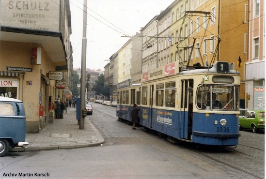 M 3.64 2338 Linie 1, Reichenbachplatz, September 1978;  Martin Korsch