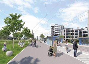 Mehr über den Artikel erfahren Baubeginn für die Tram Münchner Norden