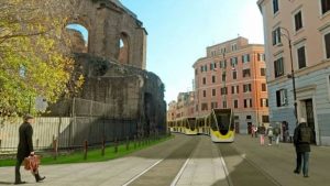 Mehr über den Artikel erfahren Rom: Startschuss für die Straßenbahn Termini-Tor Vergata
